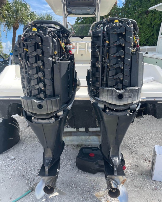 100 hour service on a Mercury Verado 300
